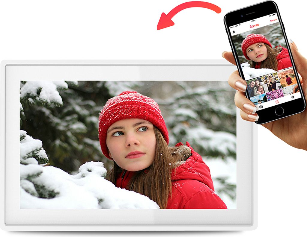 Denver Frameo PFF-1021 bílá 25,4 cm (10,1 ) 16 GB Obrázek produktu 4