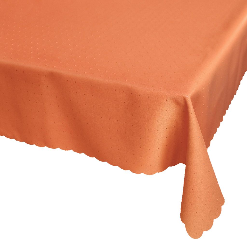Tischdecke 130 x 170 cm in Orange für Esstisch & Küche