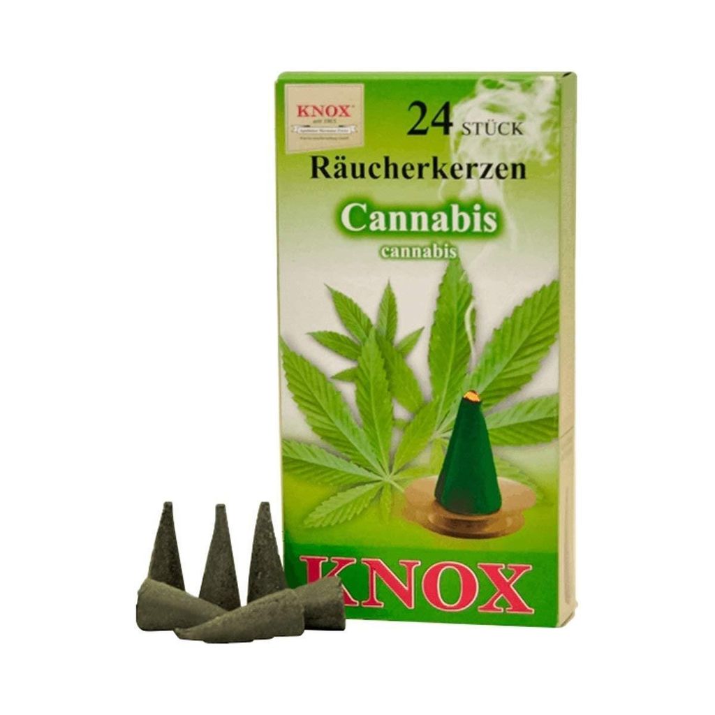 Knox -  Räucherkerzen Räucherkegel Gr. M -  Cannabis Produktbild 