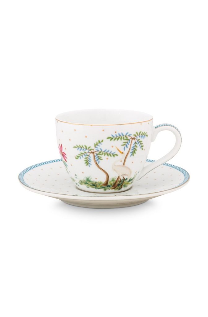 PIP STUDIO Jolie Dots Gold Espressotasse & Untertasse 0,12 l