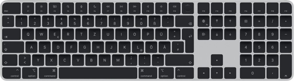 Apple Magic Keyboard Tastatur Num.block TouchID schwarz Produktbild 