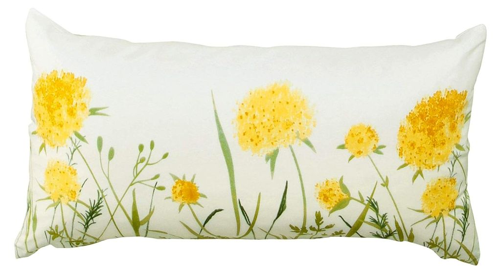 Kissenbezug Mako-Satin grün-gelb-blau-weiß 40x80 cm