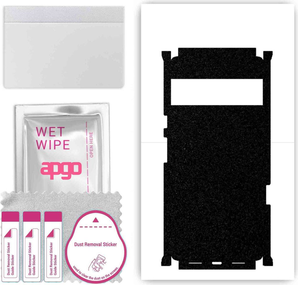 apgo Rückseite + Seiten Schutzfolie, Skin, kompatibel mit Google Pixel 6 Pro, Hinten Displayschutzfolie aus Vinylfolie, kratzfest, einfache Montag...