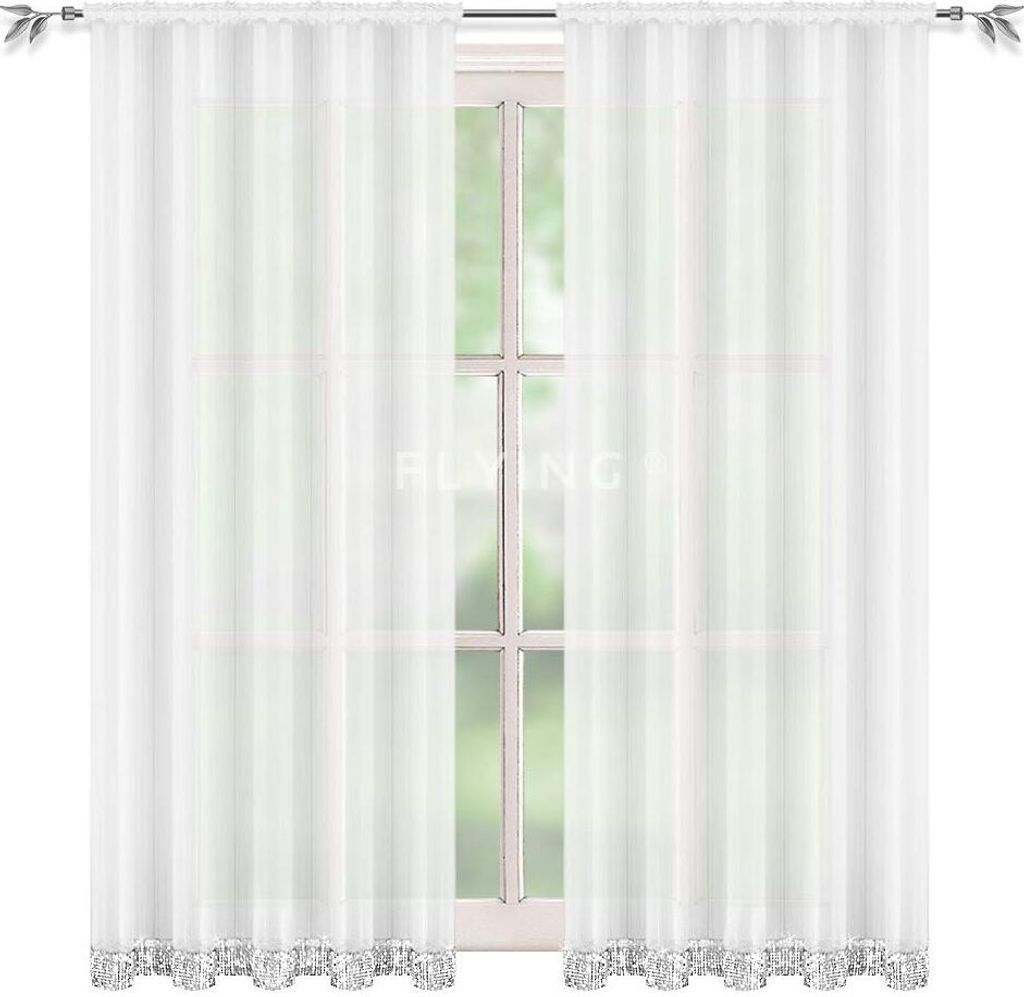Fertig-Gardine aus Voile Modern Wohnzimmer Küche-Gardine Produktbild 