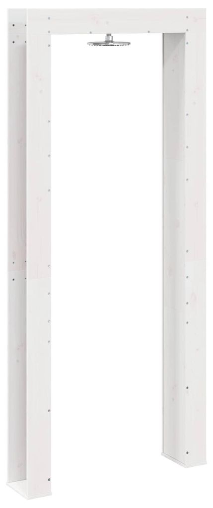 Douche d'extérieur vidaXL 226 cm en pin massif et acier Image du produit 