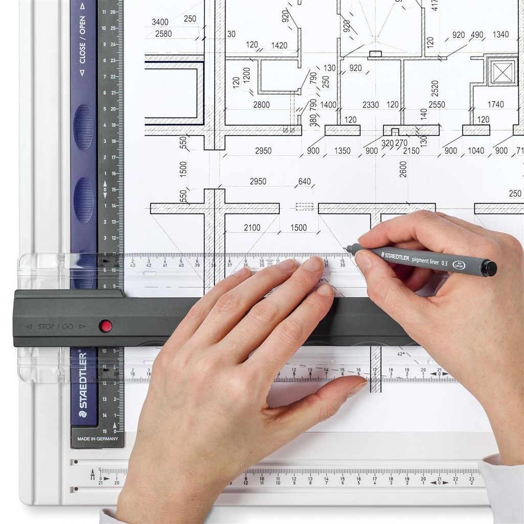 STAEDTLER Mars 661 Zeichenplatte Einzelprodukt DIN A4 Produktbild 