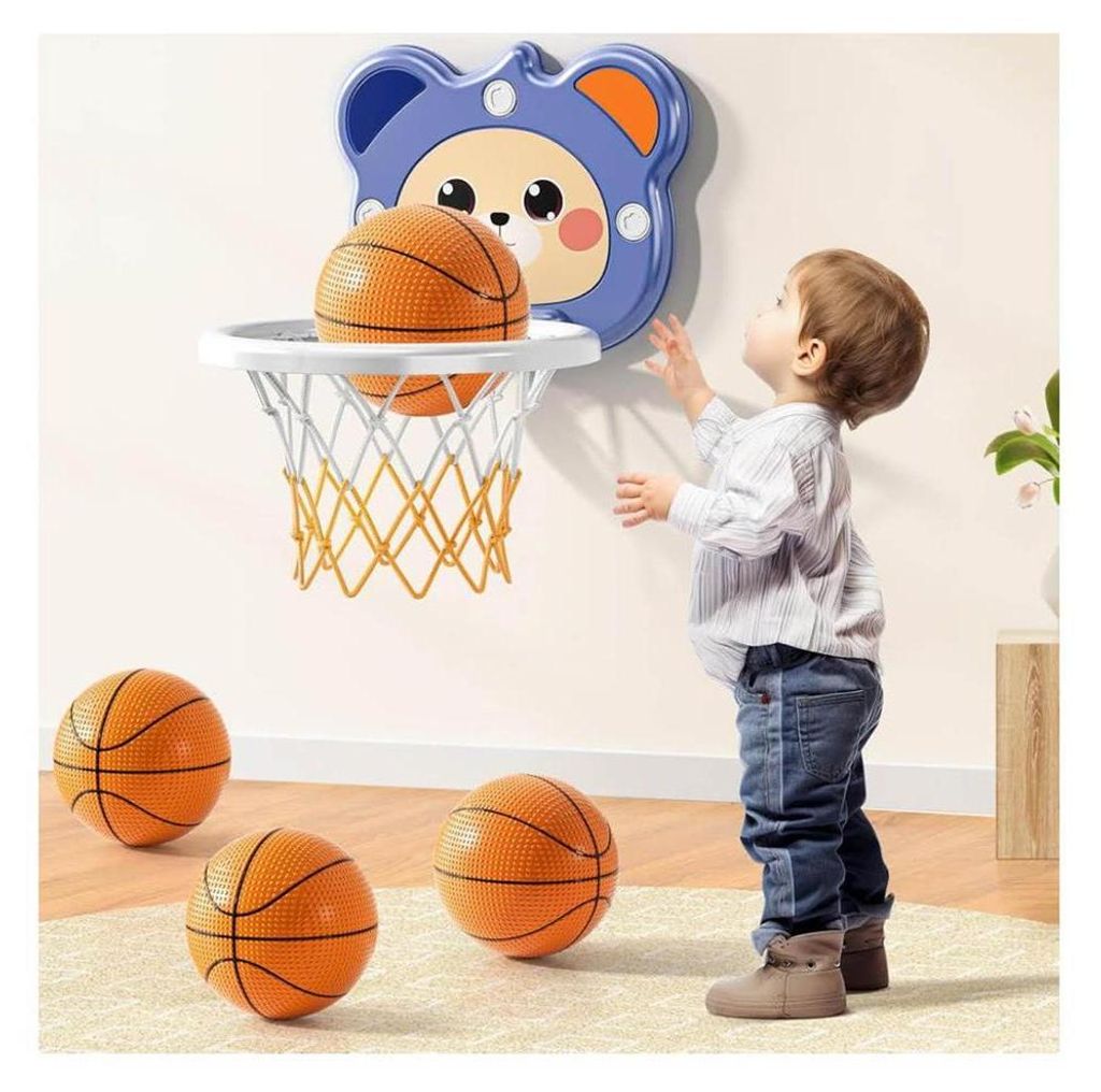 TEMI Mini Basketballkorb, Indoor, für Kinder 3-6 Jahre, Produktbild 