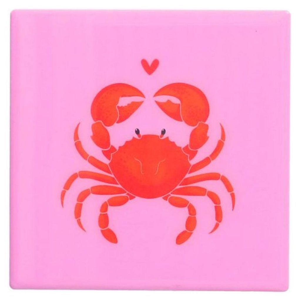 Gift Company Glasuntersetzer Love Tiles Krabbe Produktbild 