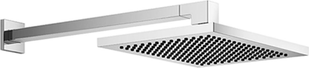 Dornbracht Regenbrause mit Wandanbindung, Ausladung 450mm, flowReduce, Durchfluss 12 l/min, 28764980-28