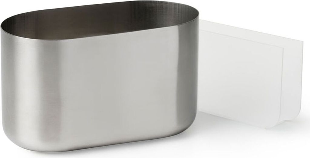 Duni Besteck und Serviettenhalter Pond Oval 13 x 20cm Silber