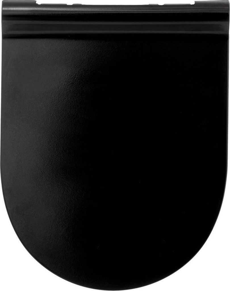 Ultradünner schwarzer wc-sitz - 5 five simply smart