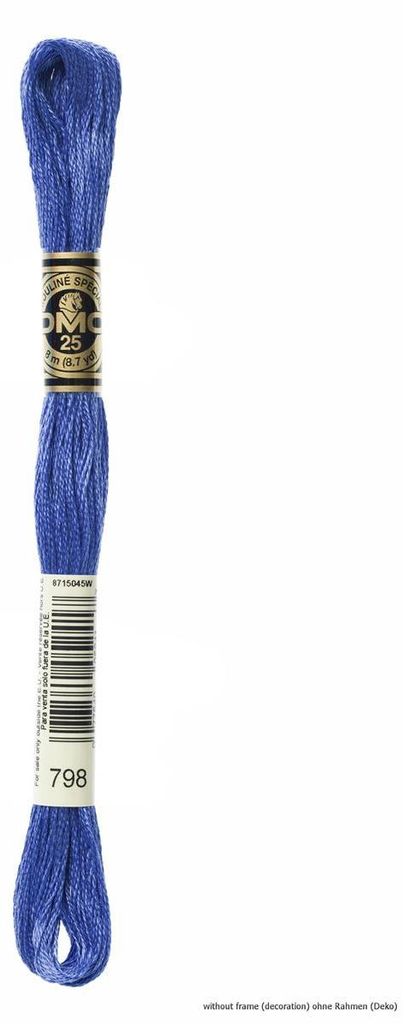 DMC Stickgarn Mouline Special 117MC -798, 6-fädig, 8m Produktbild 