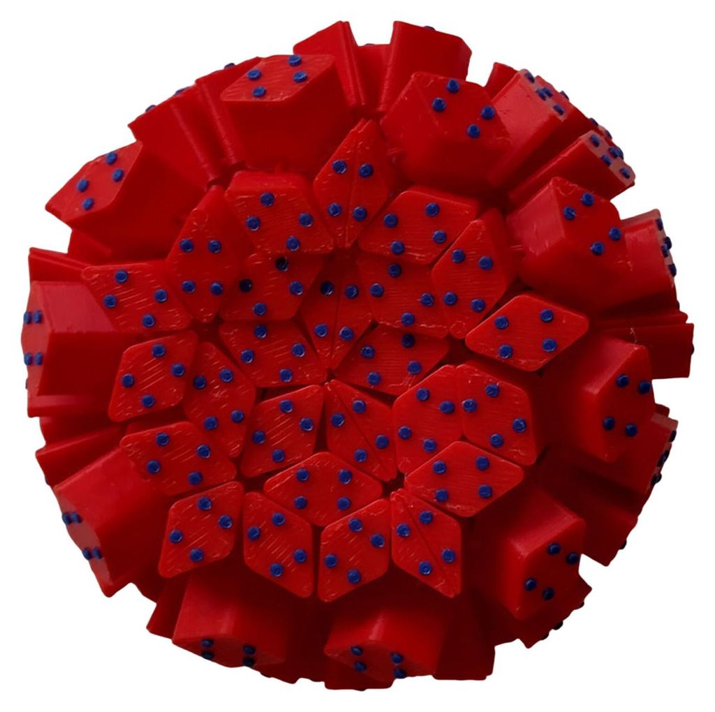 Seeigel-Stressabbau-Spielzeug, 3D-gedruckter beweglicher Ball, sensorisches Fidget-Spielzeug für Erwachsene, Geschenkidee zur Linderung von Angstz...
