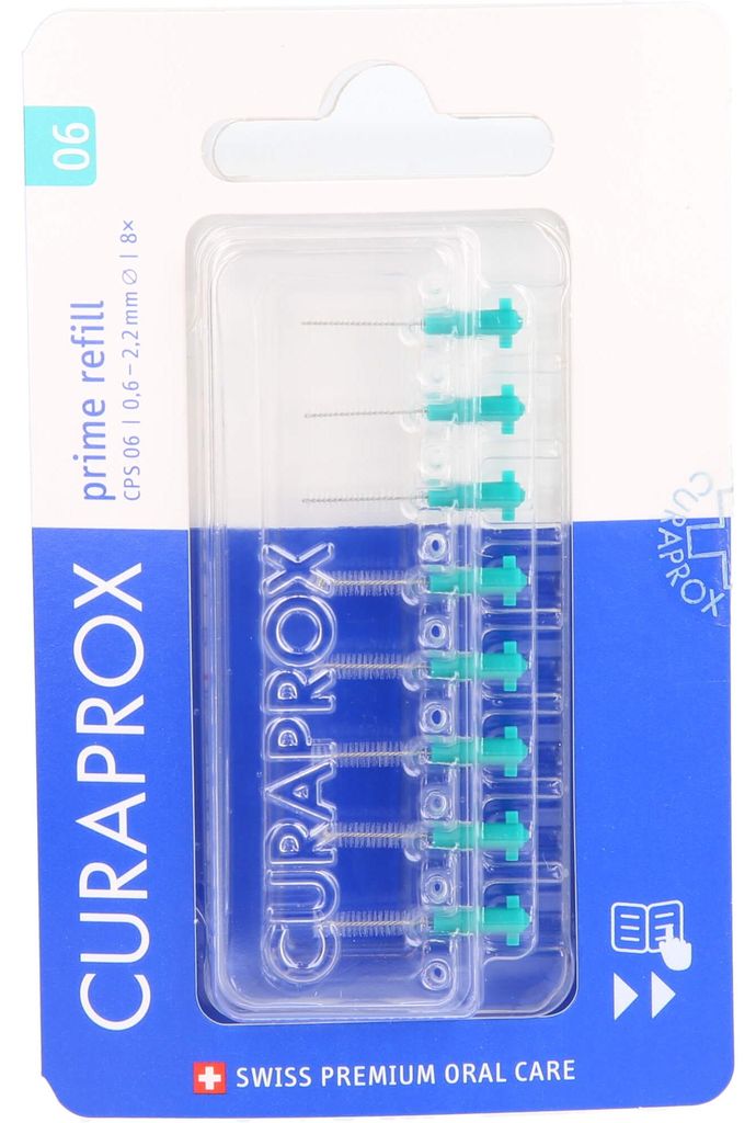 CURAPROX CPS 06 prime 8 náplň medzizubných kefiek, 8 ks. Obrázok produktu 