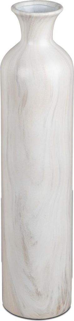 Deko Bodenvase MARMOR rund H. 52cm creme braun Keramik Formano