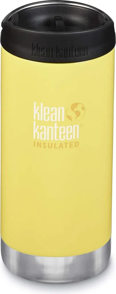 Gourde Etanche TKWide Klean Kanteen 355ml Jaune avec Isolation Vide