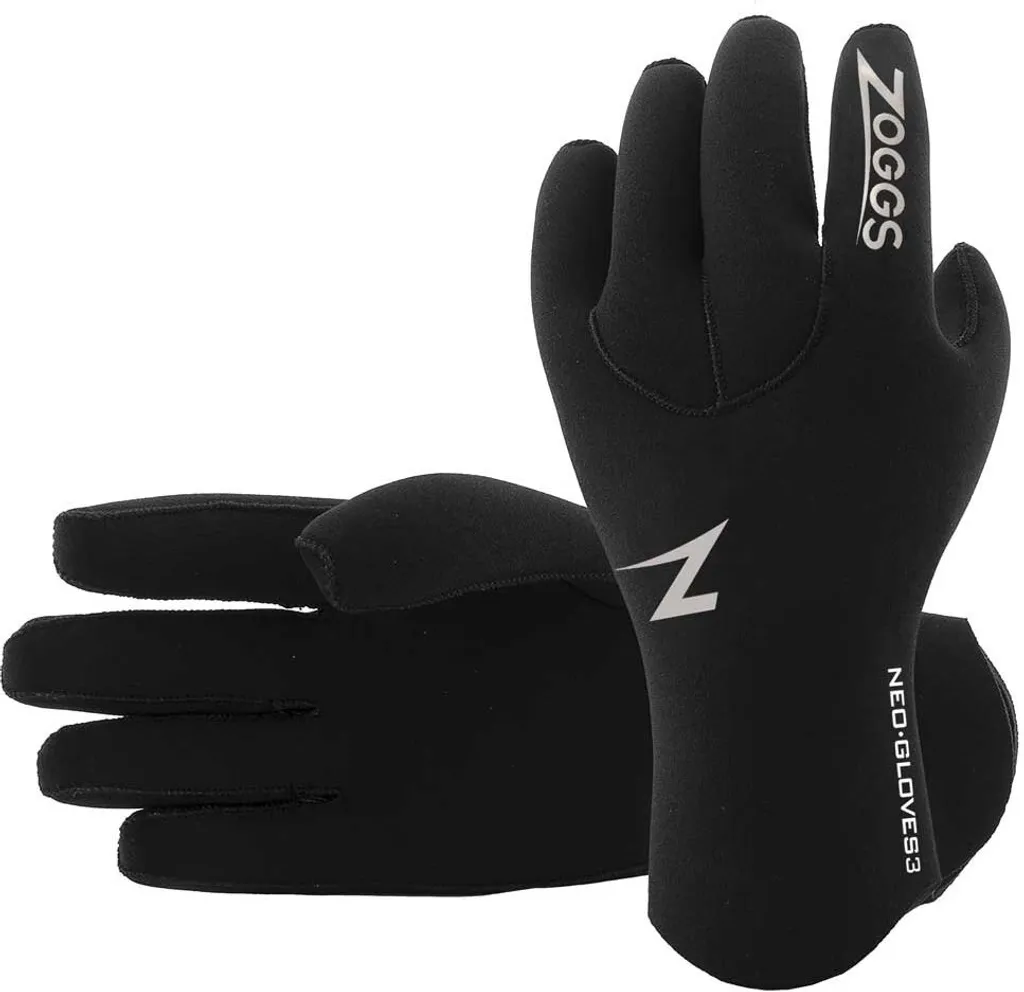 Zoggs Neo 3 Gants Néoprène Noir S - Isolation Thermique Piscine