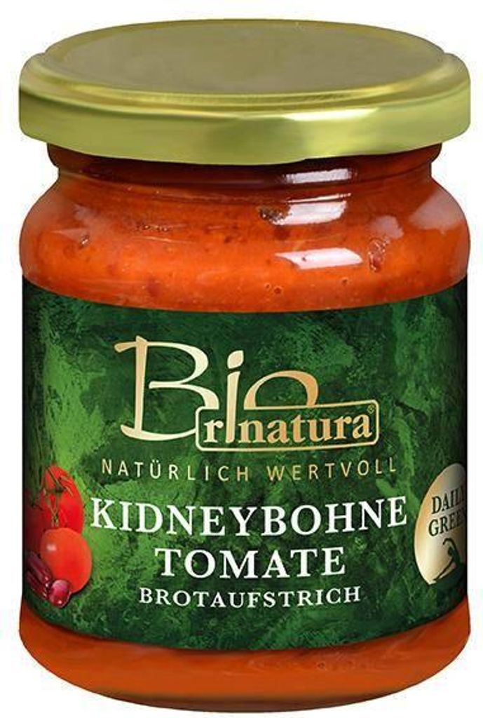 Rinatura Kidneybohne Tomate Brotaufstrich  125 G Glas Vegan Produktbild 