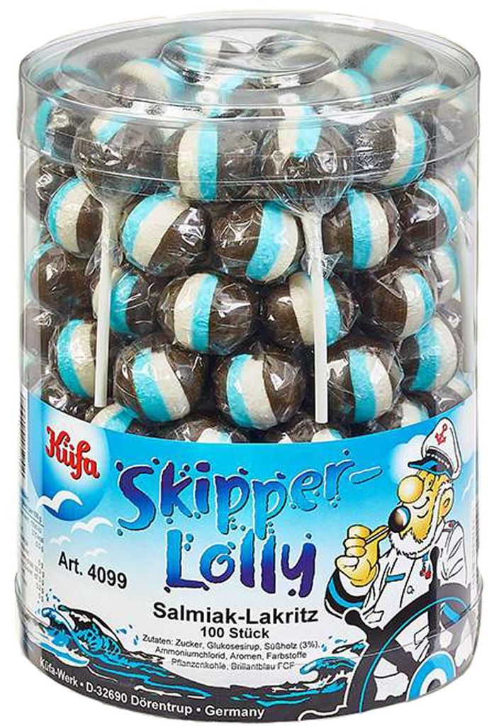 Küfa Skipper Lolly o smaku lukrecji pakowane pojedynczo Zdjęcie produktu 
