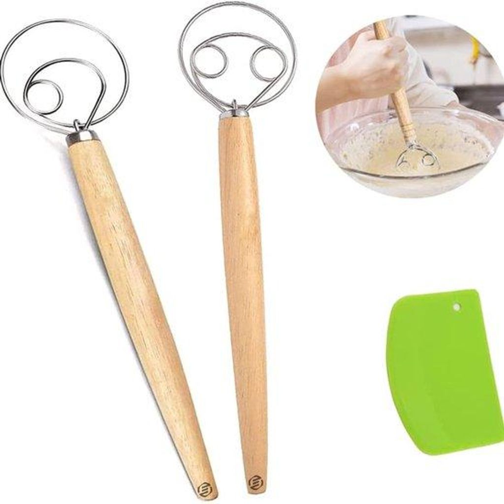 Handmischer - Spiralgarde - 2-in-1 - Met Platte - Kunststof