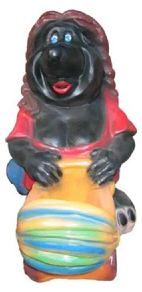 Figurine Déco Taupe Mademoiselle Farten - Statue de Design Moderne