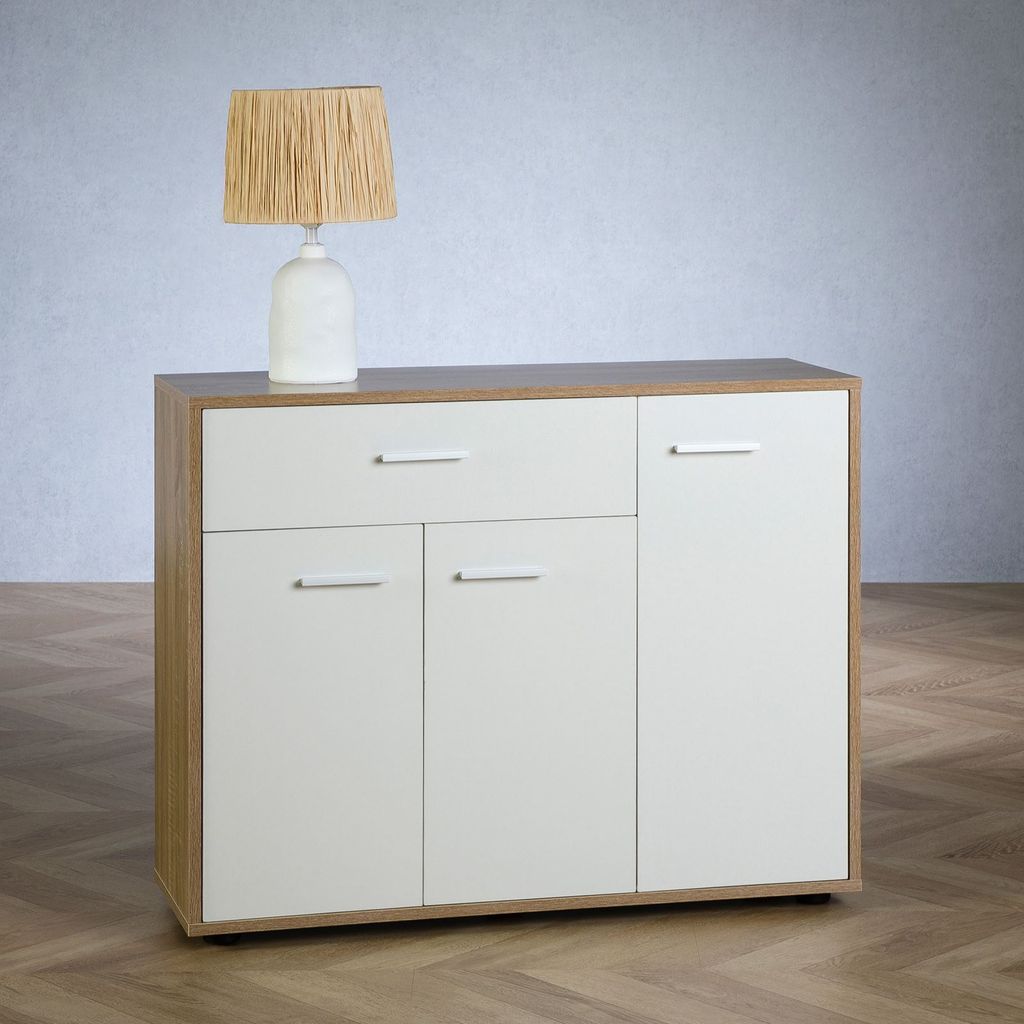 Sideboard ESTELLE Kommode Mehrzweckschrank, Sonoma Produktbild 