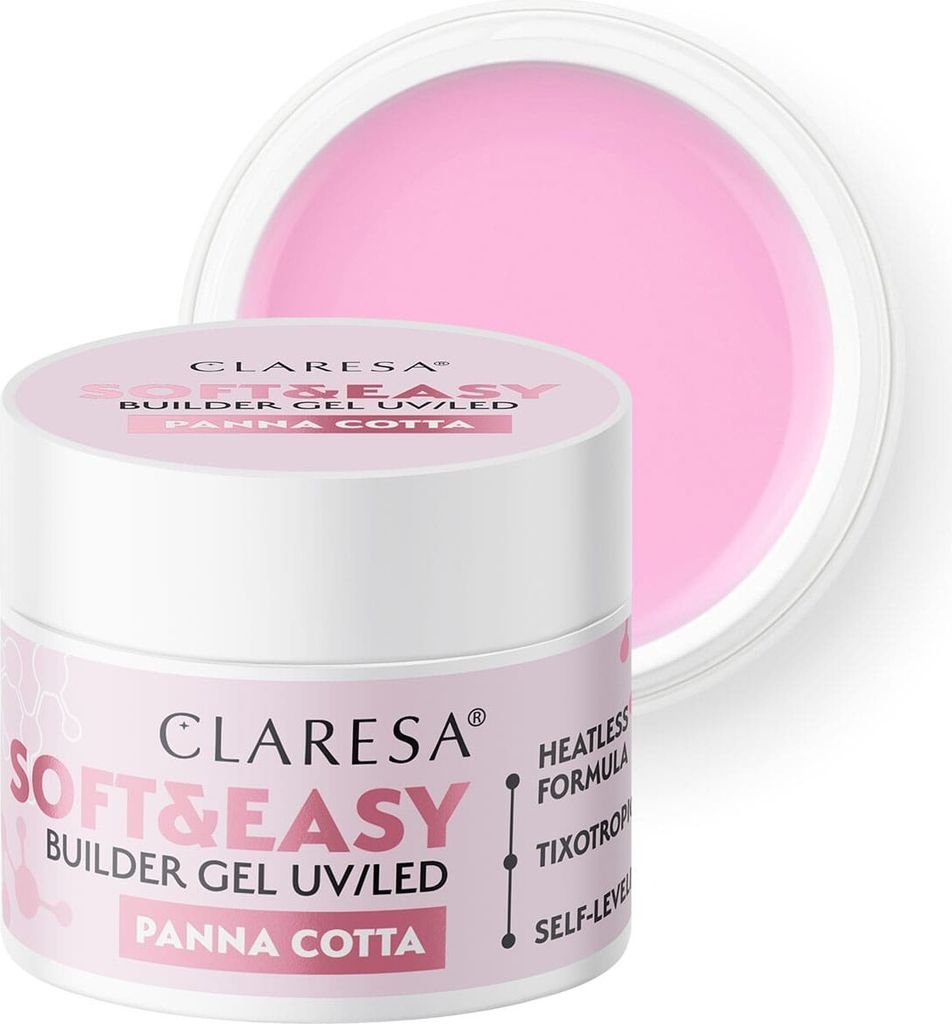Claresa Aufbaugel Soft&Easy Gel Panna Cotta 12g Produktbild 