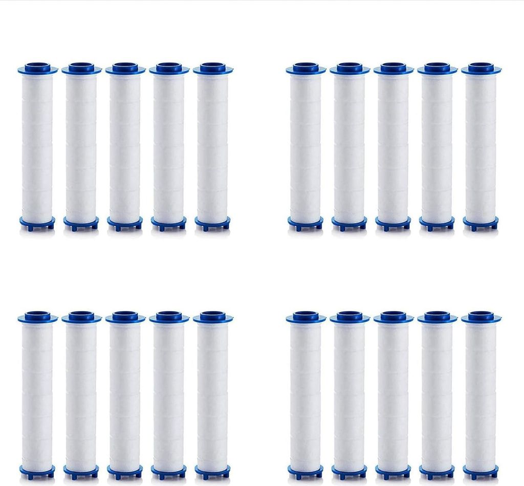 10/20 Stück Wasserduschkopffilter, regelmäßiger Ersatz, erfrischender Duschfilterkern für Drivse Turbo-Sprühgerät für Iondrops-Sprühgerät