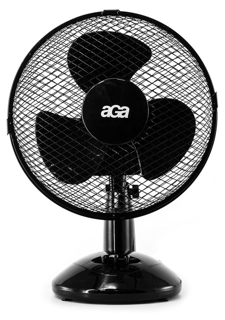 Aga Tischventilator 23 cm MR8114 Schwarz Produktbild 