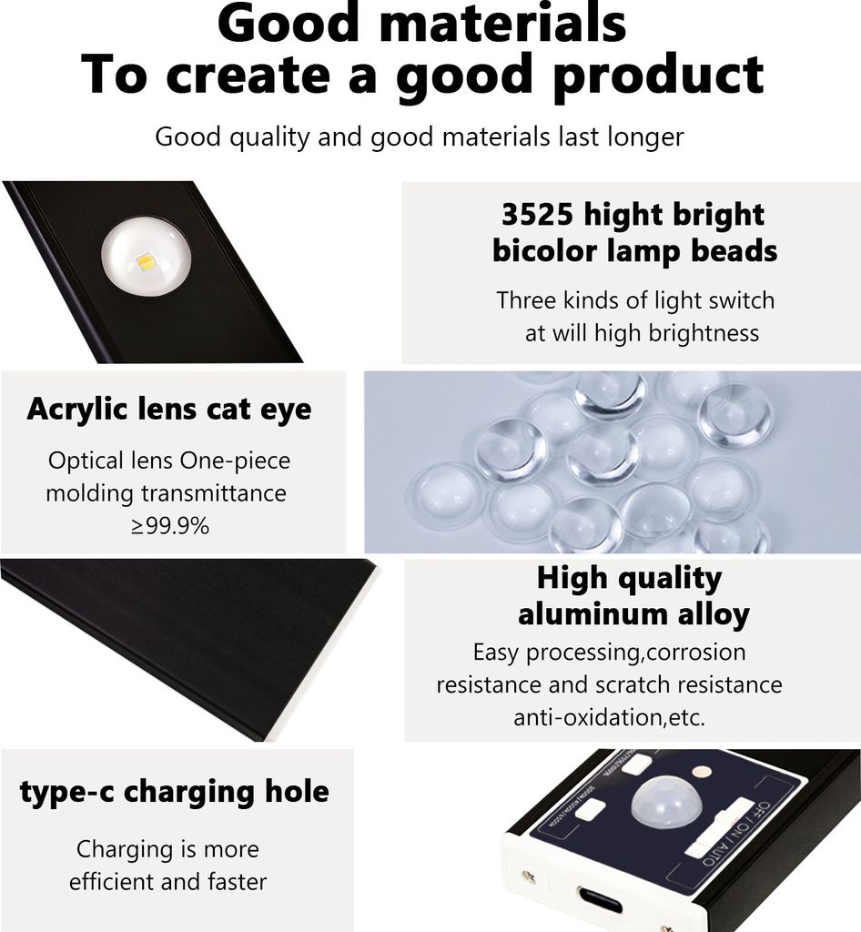 60cm LED Unterbauleuchte 3 Lichtfarbe Aufladbar Lichtleiste Produktbild 6