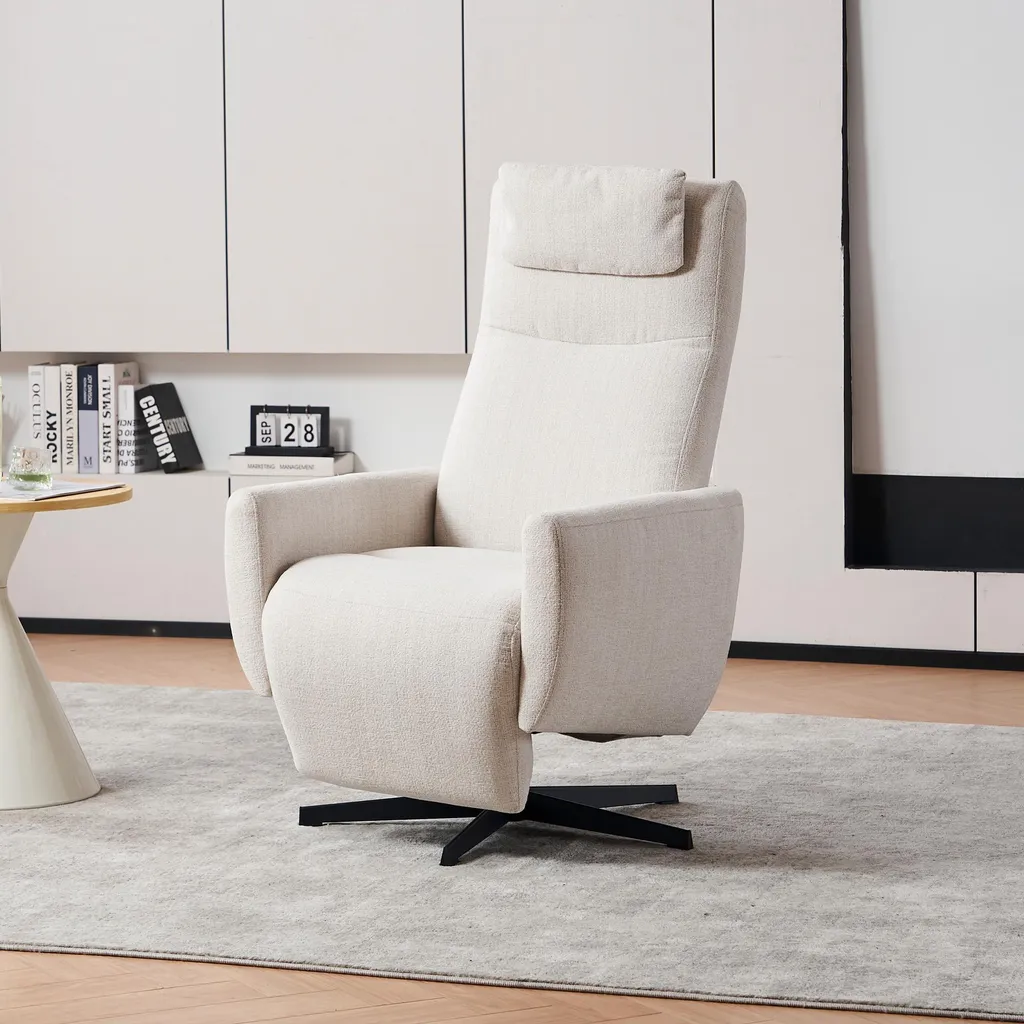 Fauteuil Relax Ergonomique Beige : Dites Adieu à la Fatigue du Dos - 11