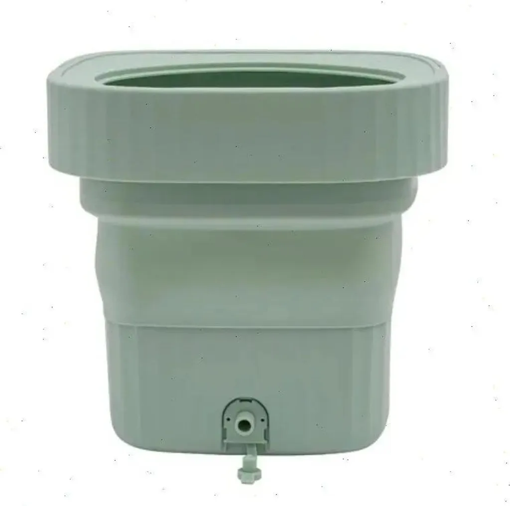 Machine à laver portable pliable 6L - Mini lave-linge bébé vert et compact - 5