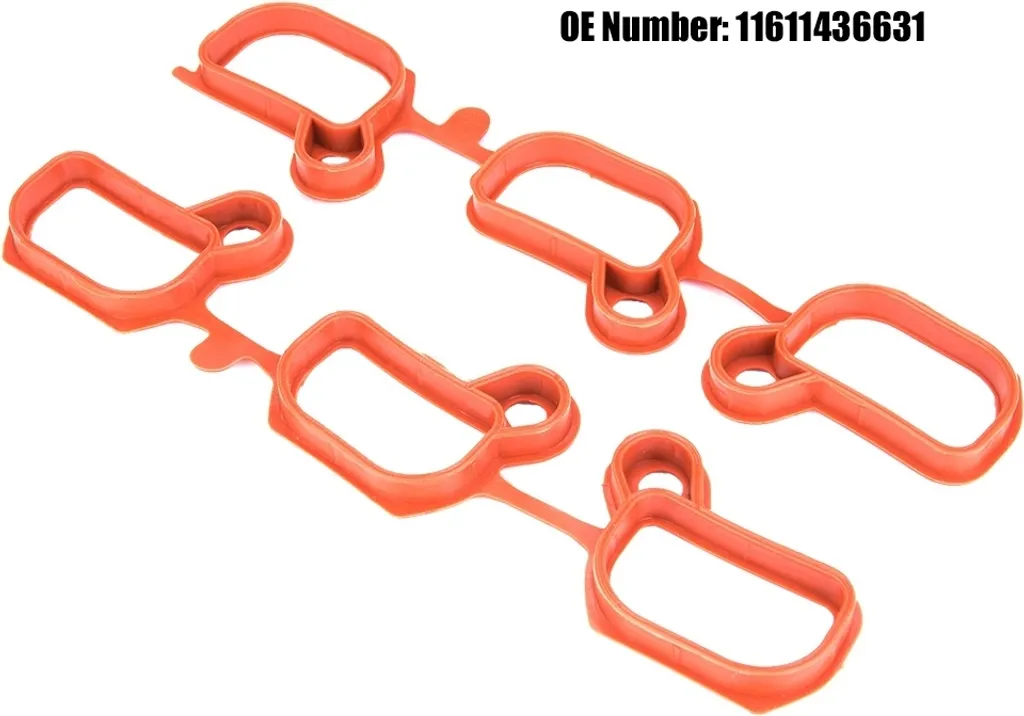 11 61 1 436 631, 11611436631, guarnizione del collettore di aspirazione, guarnizione del collettore di aspirazione del motore, guarnizione del collettore di aspirazione, set di guarnizioni del collettore di aspirazione