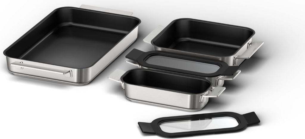 Batterie de cuisine 4 pièces acier inoxydable - Bosch - Image du produit 