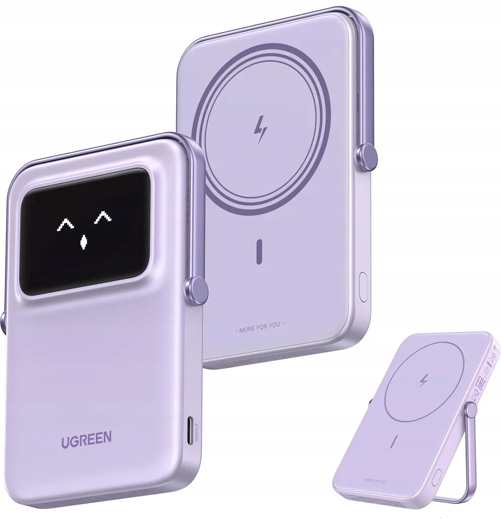Batterie de Secours iPhone et Android Ugreen PB571 5000mAh 20W Violet - 6