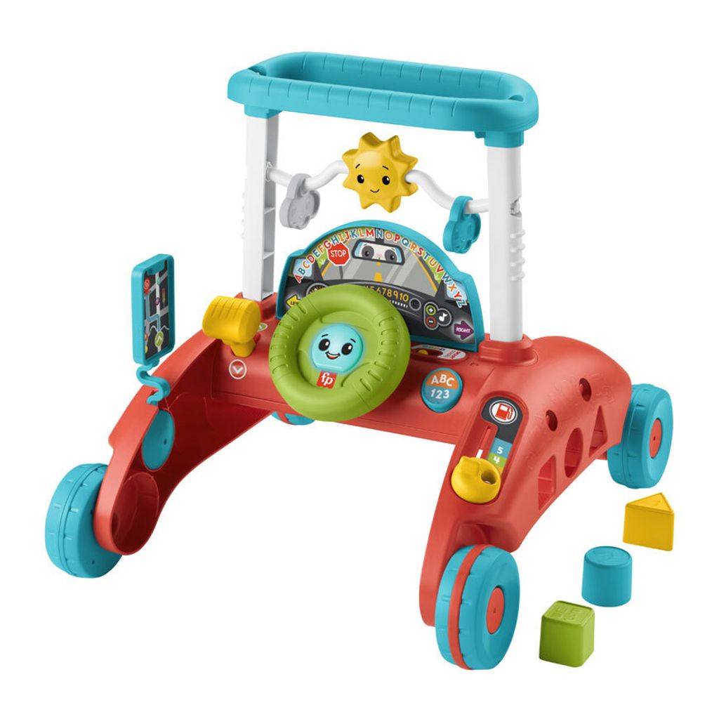 Fisher-Price - Zweiseitige Lauflernhilfe - Kleinkinderspielzeug mit Geräuschen