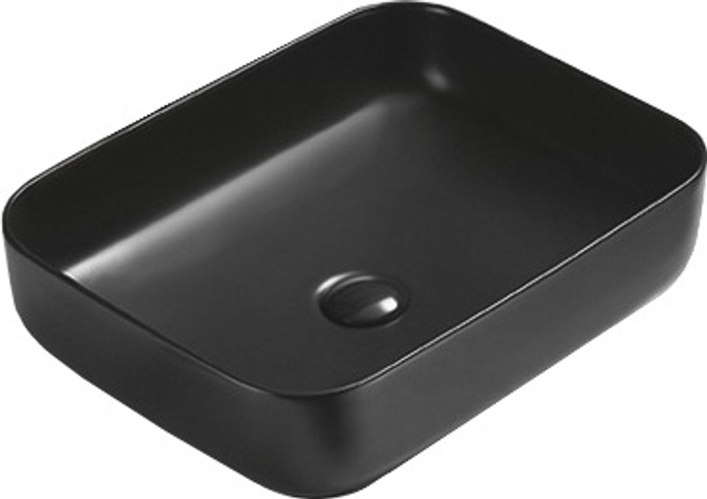 Mexen Carla Aufsatzwaschbecken 50 x 39 cm, Schwarz matt - 21555085