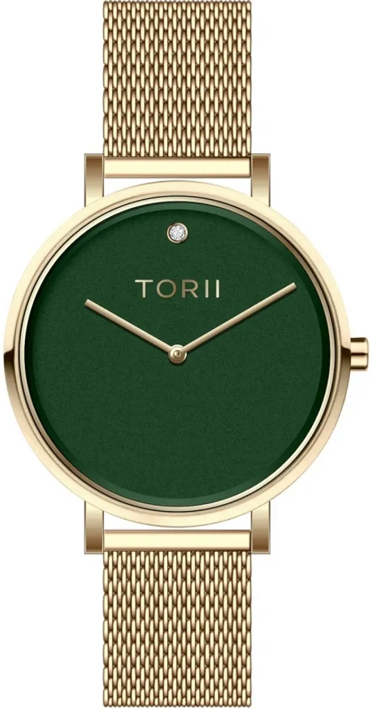 Montre femme vert TORII G32GS.F1 anti-rayures pour le quotidien