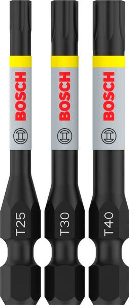 PRO T Impact Bit Set, T25, T30, T40, 55 mm, 3-tlg