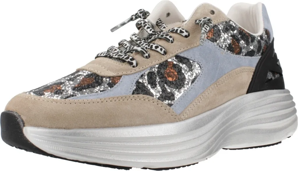 Basket Cetti C1347sra femme : style animalier sans douleur au pied