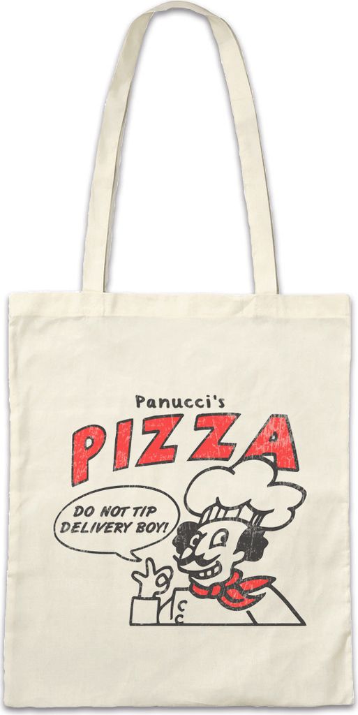 Urban Backwoods Panucci's Pizza, Stofftasche, Farbe: Beige