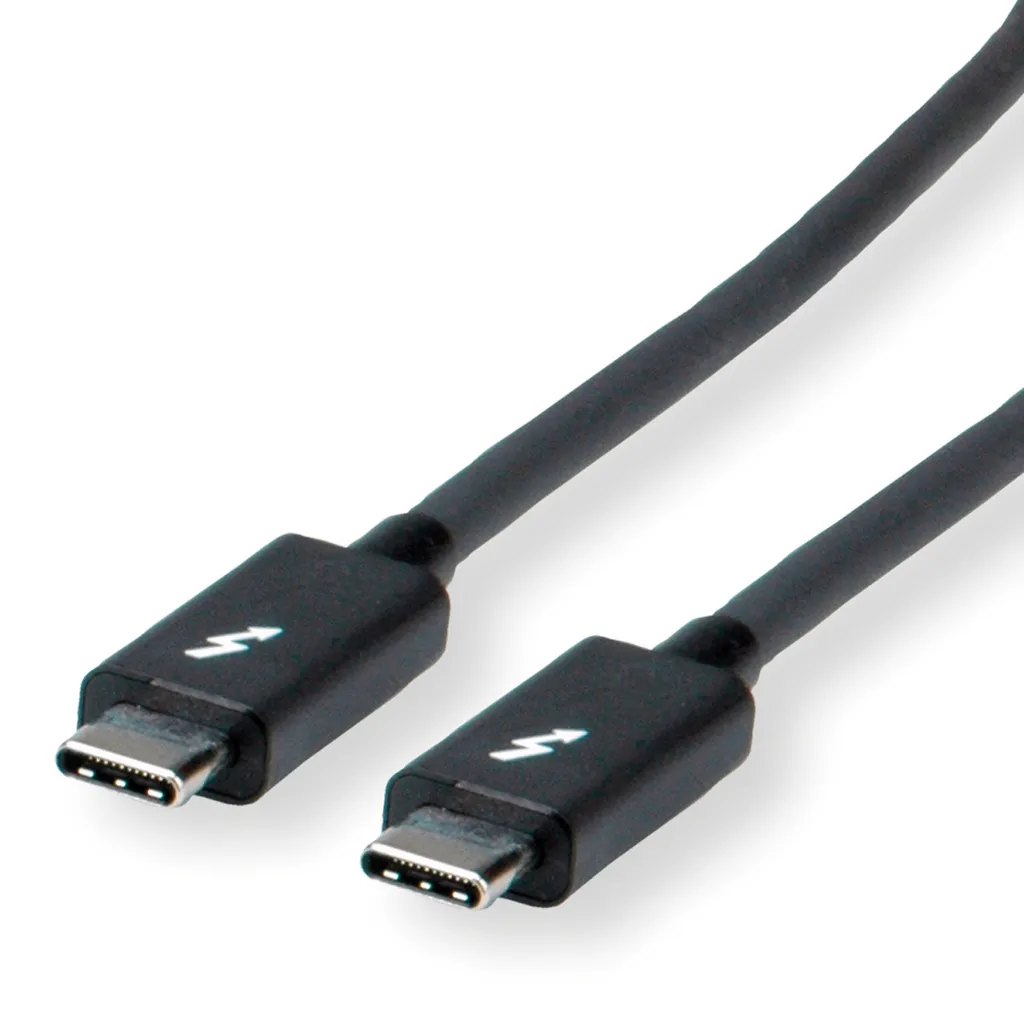 Câble de Connexion Thunderbolt 2m ROLINE Noir pour Périphériques Pro - 4