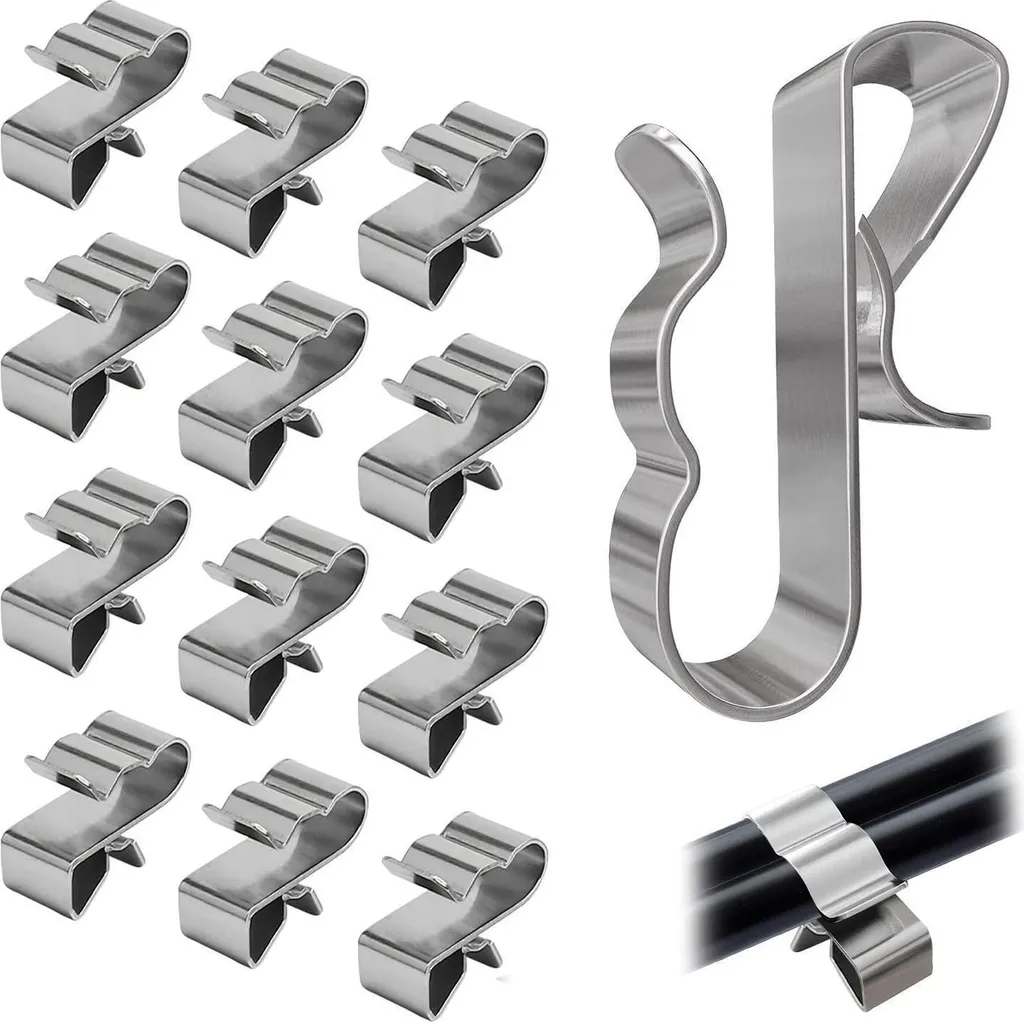 Offerta 60 Clip per Cavi Solari Acciaio Inox - Prezzo Stock
