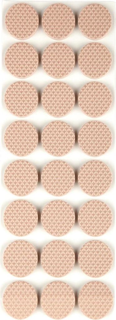 Anti-Rutsch Pads Bodengleiter beige selbstklebend in rund Produktbild 