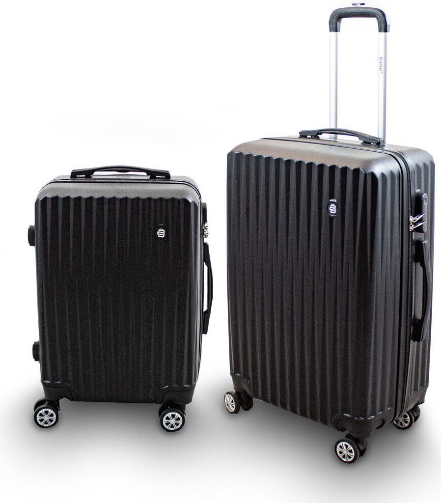 Barut Reisekofferset General 2-teilig M + L Schwarz MS-17271