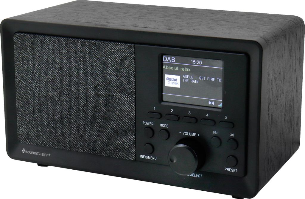 Soundmaster DAB350SW DAB+ Digitalradio mit USB & Produktbild 