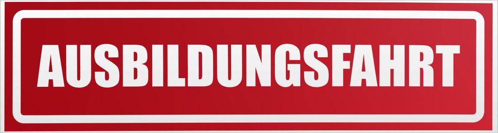 Kiwistar Ausbildungsfahrt invertiert Magnetschild Schild magnetisch - 20cm Rot - reflektierend - Magnetfolie für Auto PKW Kfz