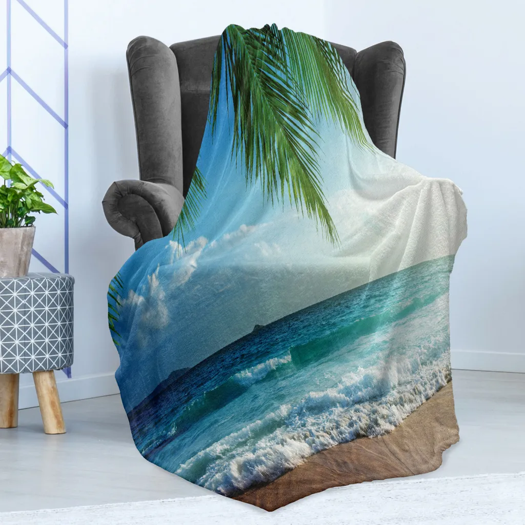 CozyLux Coperta Plaid Pile di Flanella 260gsm, Divano/Letto Singolo