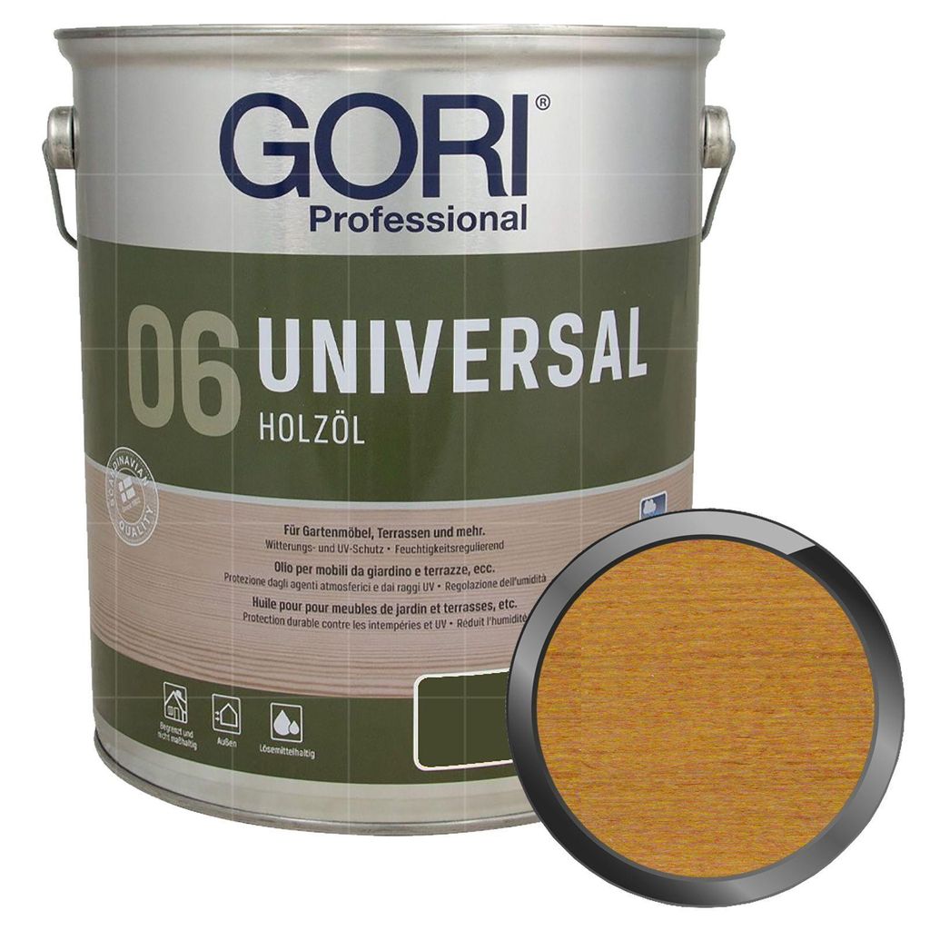 GORI 06 Universal Holzöl 5 Liter LÄRCHE Gartenmöbelöl Produktbild 