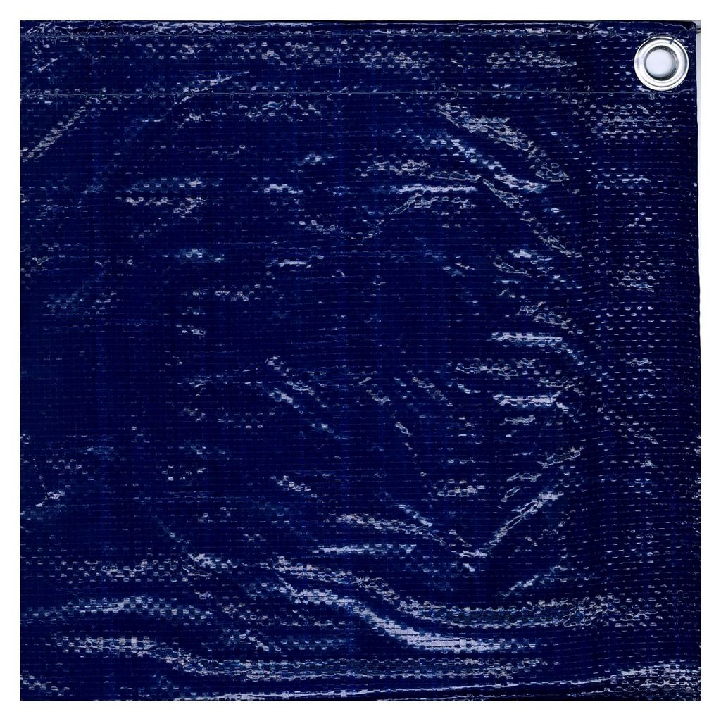 Bauzaunplane 160g 176x341cm Blau